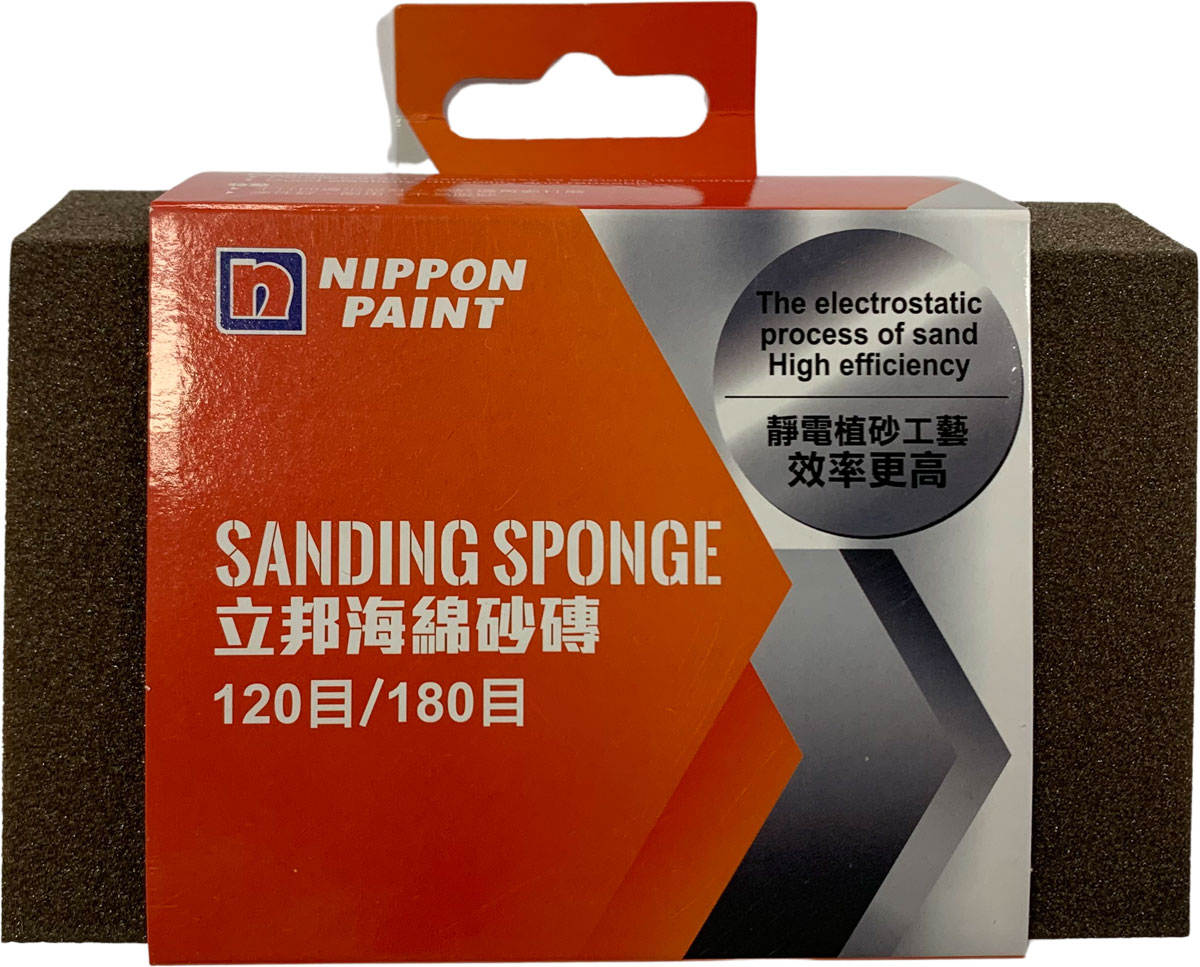 Sanding sponge store for paint